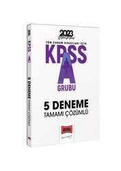 2023 KPSS A Grubu Tüm Dersler Tamamı Çözümlü 5 Deneme Sınavı Yargı Yayınları