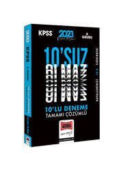 2023 KPSS A Grubu Tamamı Çözümlü 10'suz Olmaz 10 Deneme Yargı Yayınları