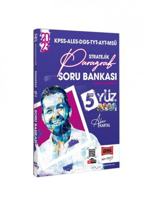 2023 KPSS ALES DGS TYT AYT MSÜ 5Yüz Tamamı Çözümlü Stratejik Paragraf Soru Bankası Yargı Yayınları