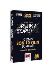 2023 KPSS Genel Kültür Genel Yetenek Orjinal Tamamı Çözümlü Son 10 Yıl Çıkmış Sınav Soruları Yargı Yayınları