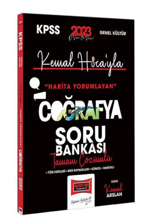 2023 KPSS Kemal Hoca'yla Harita Yorumlayan Coğrafya Tamamı Çözümlü Soru Bankası Yargı Yayınları