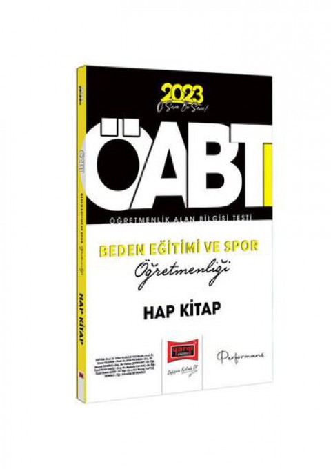 2023 KPSS ÖABT Beden Eğitimi ve Spor Öğretmenliği Hap Kitap Yargı Yayınları