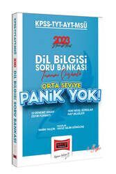 2023 KPSS-TYT-AYT-MSÜ Panik Yok Dil Bilgisi Tamamı Çözümlü Soru Bankası (Orta Seviye) Yargı Yayınları