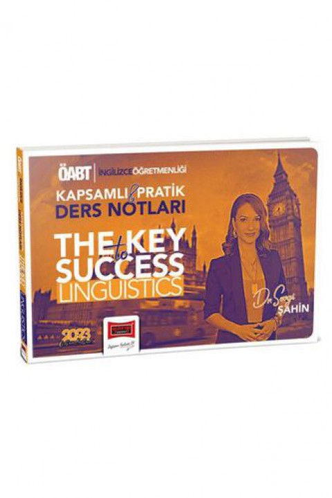 2023 ÖABT İngilizce Öğretmenliği The Key To Success Linguistics Kapsamlı ve Pratik Ders Notları Yargı Yayınları