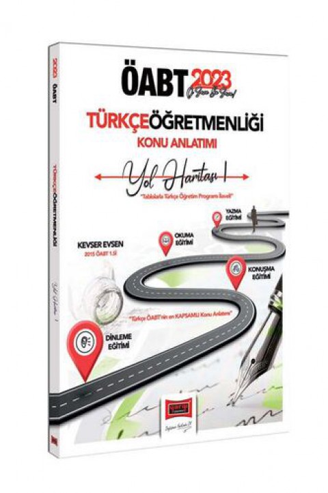 2023 ÖABT Türkçe Öğretmenliği Yol Haritası 1 Yazma-Okuma-Konuşma Dinleme Eğitimi Konu Anlatımı Yargı Yayınları
