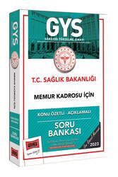 2023 Sağlık Bakanlığı Memur Kadrosu İçin Konu Özetli Açıklamalı Soru Bankası Yargı Yayınları