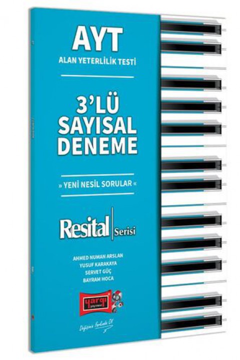 AYT Resital Serisi 3'lü Sayısal Deneme Yargı Yayınları