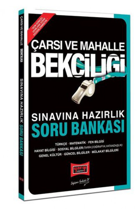 Yayınları Çarşı ve Mahalle Bekçiliği Sınavına Hazırlık Soru Bankası Yargı Yayınları