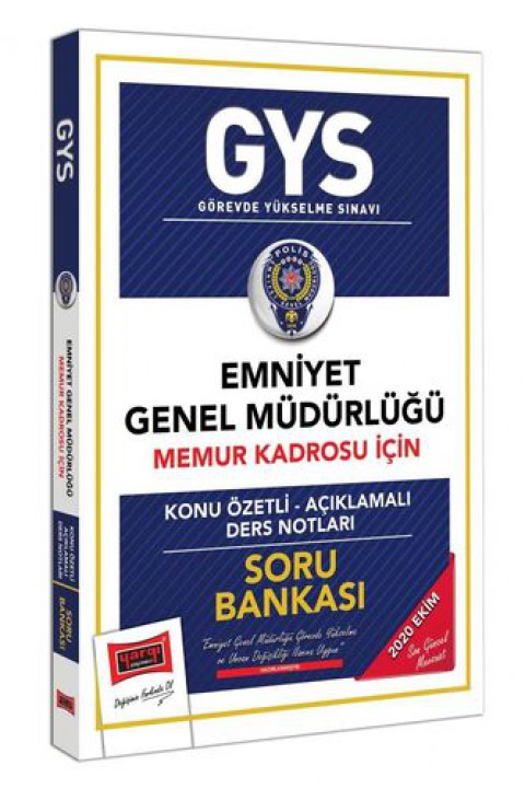 GYS Emniyet Genel Müdürlüğü Memur Kadrosu İçin Konu Özetli Soru Bankası Yargı Yayınları