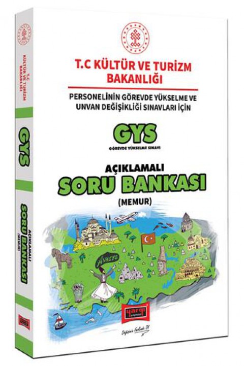 GYS T.C. Kültür ve Turizm Bakanlığı Memur İçin Açıklamalı Soru Bankası Yargı Yayınları
