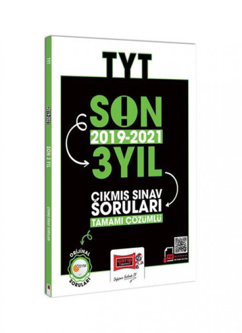 TYT Son 3 Yıl (2019-2021) Tamamı Çözümlü Çıkmış Sorular Yargı Yayınları