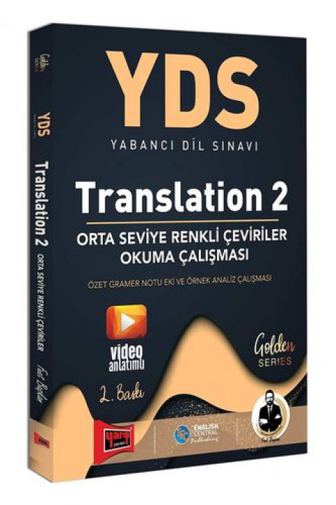 YDS Translation 2 Orta Seviye Renkli Çeviriler Okuma Çalışması Yargı Yayınları