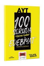 2023 100 Soruda ÖSYM Tarzı AYT Edebiyat Tamamı Çözümlü Soru Bankası Yargı Yayınları
