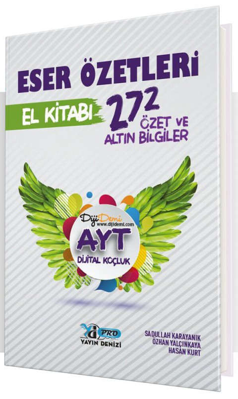 AYT Eser Özetleri Pro El Kitabı Yayın Denizi Yayınları