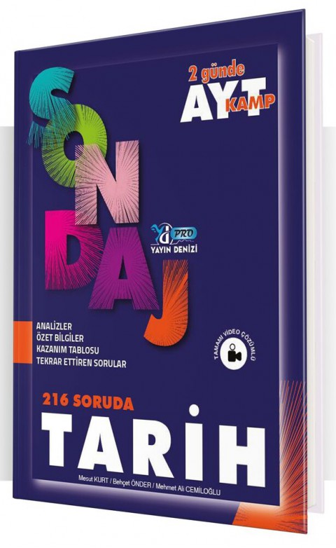 AYT Tarih Pro 216 Soruda Sondaj Kamp Yayın Denizi Yayınları