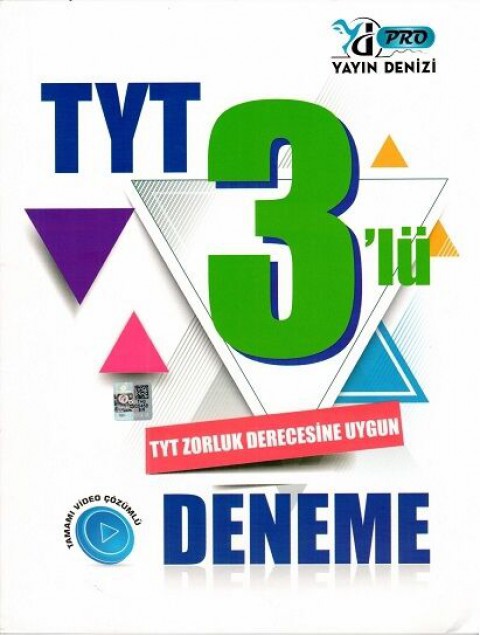 TYT 3 lü Pro Deneme Yayın Denizi Yayınları