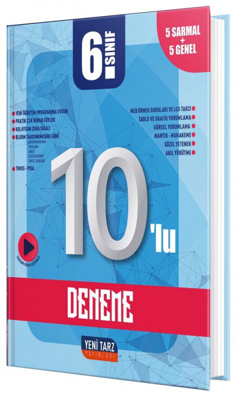 6. Sınıf 10 lu Deneme Yeni Tarz Yayınları