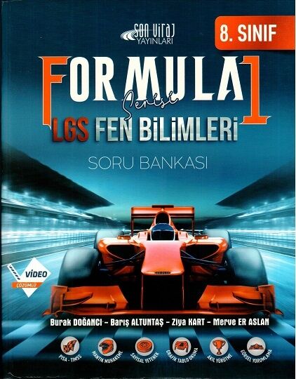 8. Sınıf LGS Fen Bilimleri Formula 1 Soru Bankası Son Viraj Yayıncılık