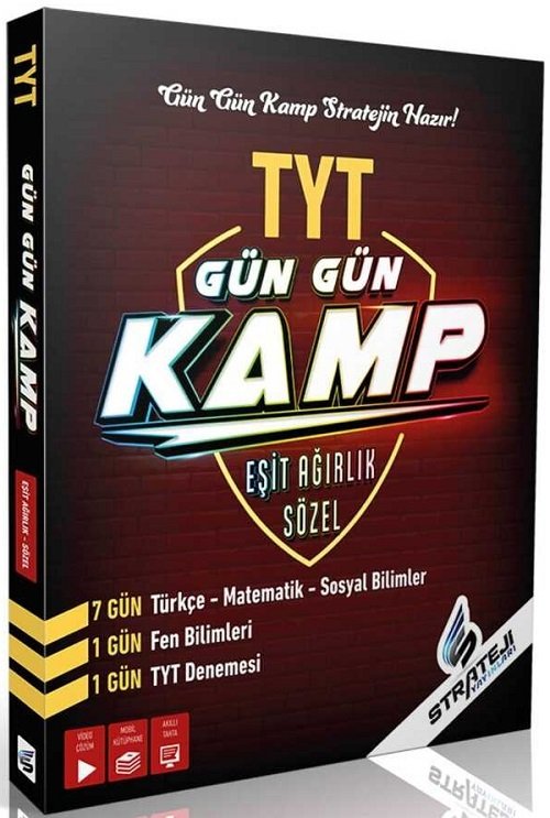 TYT Eşit Ağırlık Sözel Gün Gün Kamp Denemeleri Strateji Yayınları