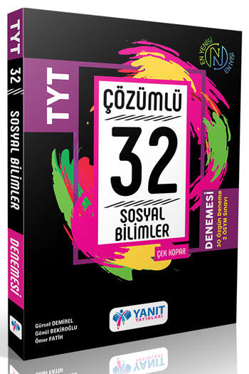 TYT Sosyal Bilimler Çözümlü 32 Deneme Yanıt Yayınları