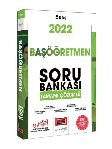 2022 ÖKBS Başöğretmen Tamamı Çözümlü Soru Bankası Yargı Yayınları