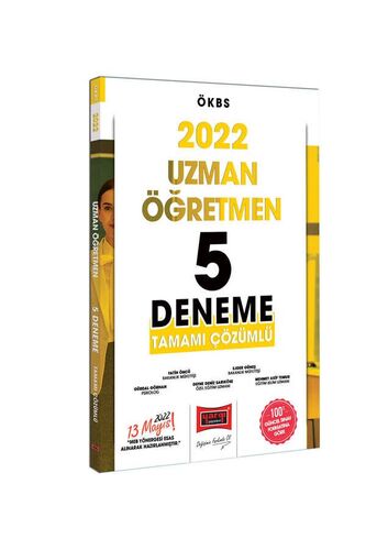 2022 ÖKBS Uzman Öğretmen Tamamı Çözümlü 5 Deneme Sınavı Yargı Yayınları