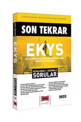 2023 MEB EKYS Son Tekrar Açıklamalı Çözümlü Sorular Yargı Yayınları